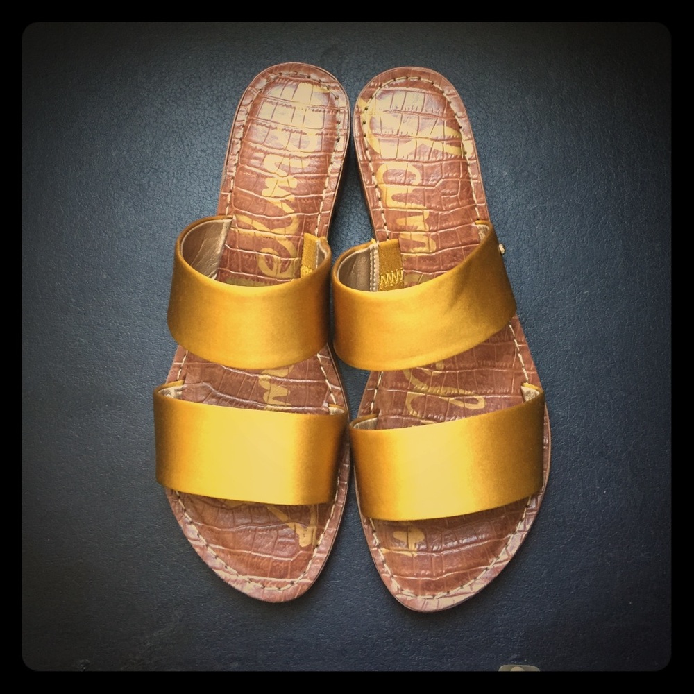 Gold sam Edelman sandals
